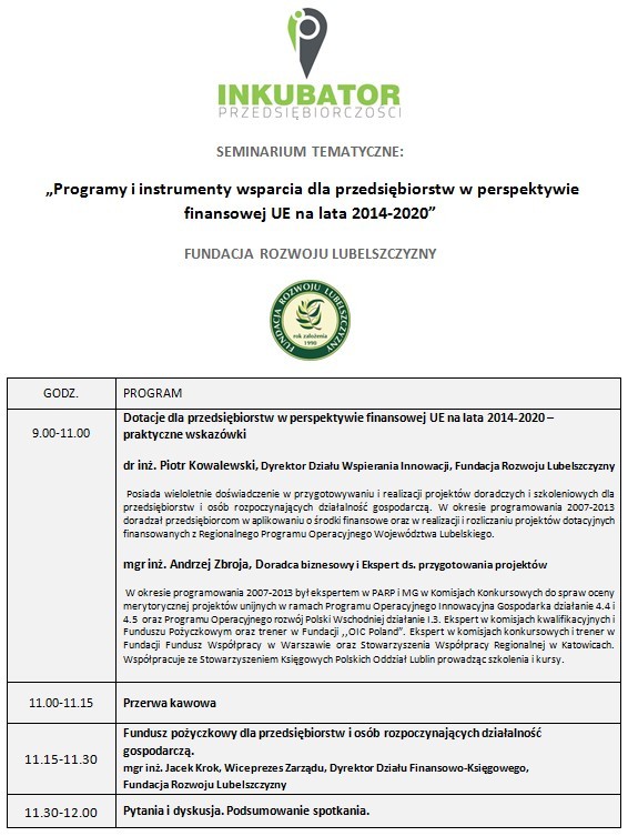 inkubator przedsiębiorczości